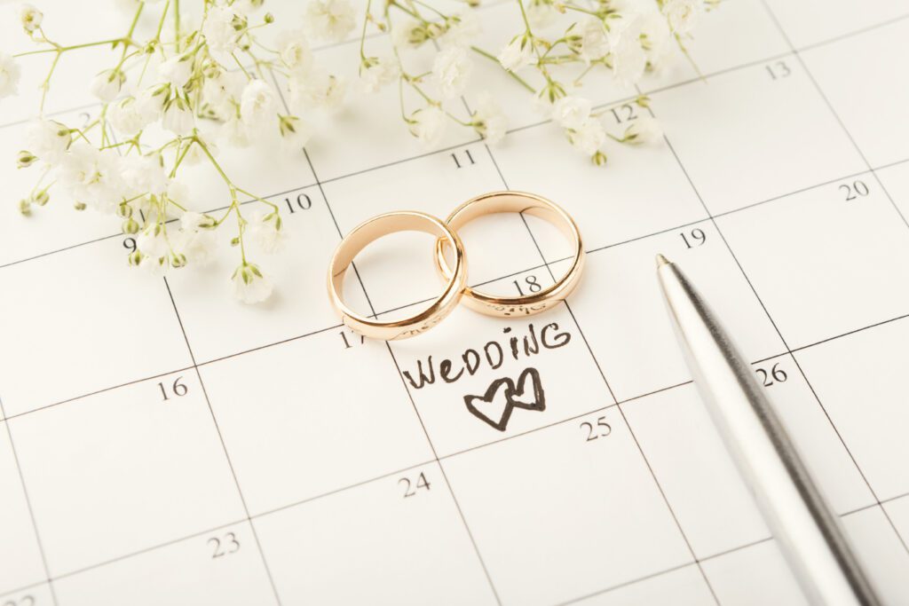 wedding calendar
