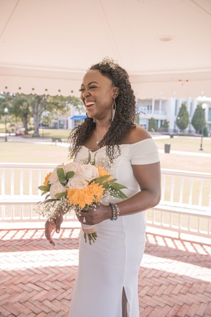 Bride in downtown Huntsville